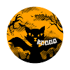 Helloween funny spooky cat