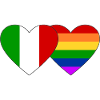 Italy Rainbow Flag