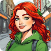 Cool Irish redhead girl