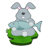 Hare, Angler, Fish, Fishing