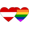 Austria Rainbow Flag