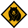 Wombat Roadsign Australia