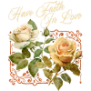 Vintage Rosen, Viktorianische Rose, Love Spruch
