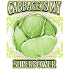 Cabbage, white cabbage, sauerkraut, funny comic book saying