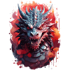 Düsterer Drache der Finsternis