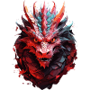 Gloomy Dragon Gaze: Mystical Darkness