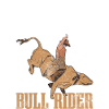 Bull-riding cowboy