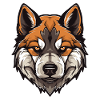 Akita Dog Head