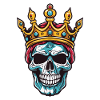 Skull King Crown