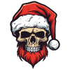 Santa Claus Skull