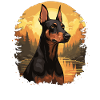 Dog Doberman