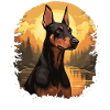 Dog Doberman
