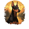 Dog Doberman