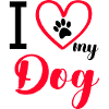 i love my dog