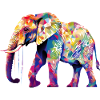 elefant bunt