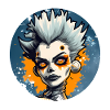 Woman Halloween Motif