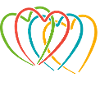 L’amour est tout. Cœurs entrelacés