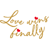 Love finally wins