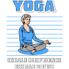 YOGA INHALE CONFIDENCE EXHALE DOUBT