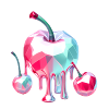 Cherry Sky Ruby Reflection
