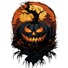 Spooky Halloween Pumpkin