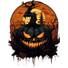 Spooky Halloween Pumpkin