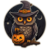 Hibou d’Halloween