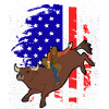 Bulls Riding Rodeo Gift