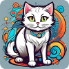 White Cheshire Cat
