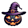 Halloween - Pumpkin Witch Hat