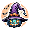 Halloween - Pumpkin Witch Hat