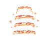 Design skæve tårn i Pisa Italien Humor Italiensk Pizza