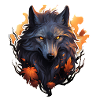 Wolf Autumn Halloween