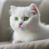 cat green eyes