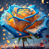 Bunte Blume