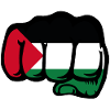Palestine Flag Fist Hand