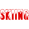 skiing