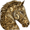 Pferd Kopf Tier