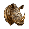 Rhinoceros Head Animal