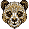 Panda Head Animal