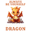 "Vær altid dig selv" - læsning af bøger Yellow Dragon