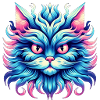 Psychedelic Cat Perso