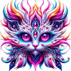 Psychedelic Cat Irrwa