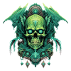 skull skull skeleton darkness gloomy