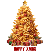 Pommes Frites Weihnachten