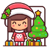 Cute christmas girlie - Toca christmas