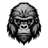 Gorilla Head