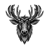 Moose Portrait