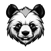 Tête de panda
