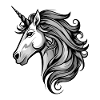 Einhorn Kopf